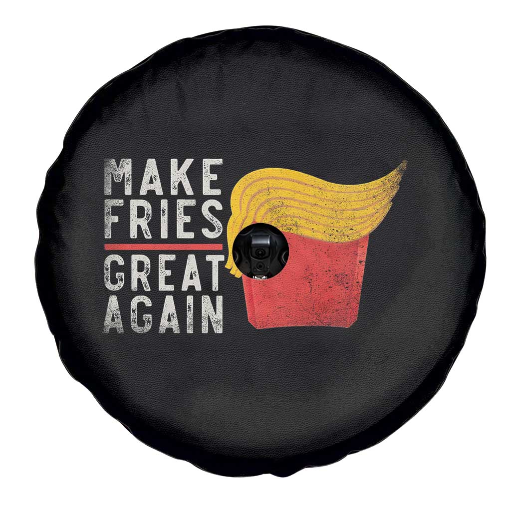 Funny Fries Spare Tire Cover Vintage Make Fries Great Again