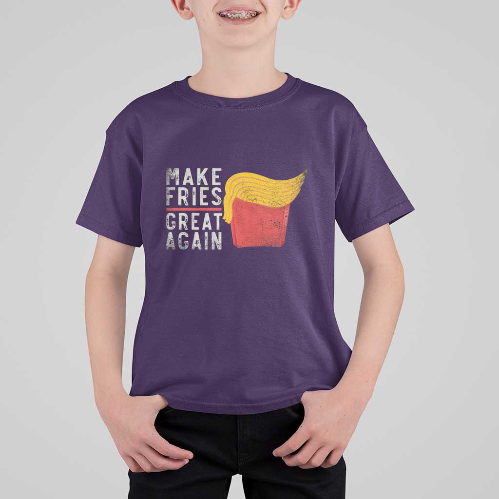 Funny Fries T Shirt For Kid Vintage Make Fries Great Again