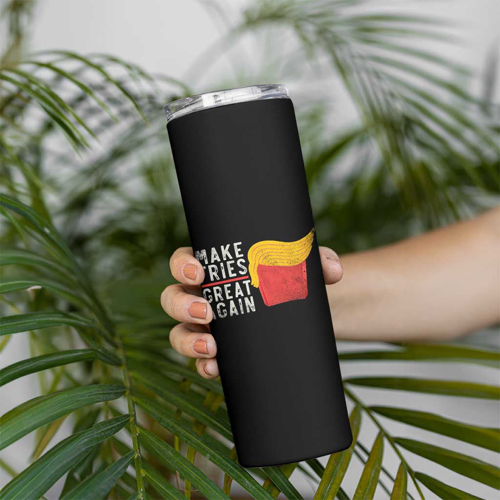 Funny Fries Skinny Tumbler Vintage Make Fries Great Again