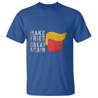 Funny Fries T Shirt Vintage Make Fries Great Again