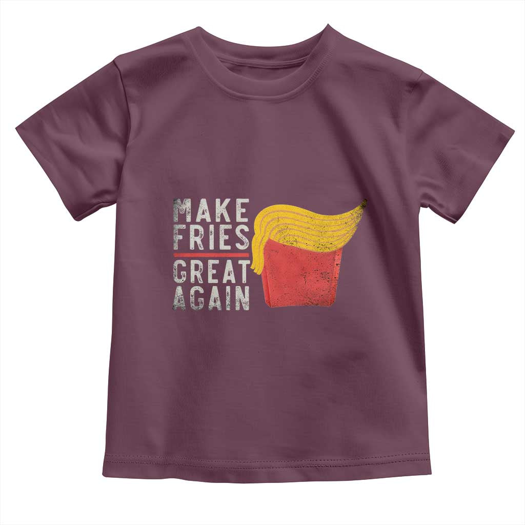 Funny Fries Toddler T Shirt Vintage Make Fries Great Again