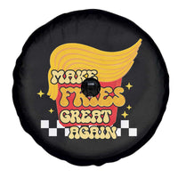 Funny Fries Spare Tire Cover Make Fries Great Again Checkered