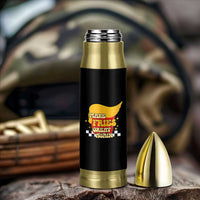 Funny Fries Bullet Tumbler Make Fries Great Again Checkered