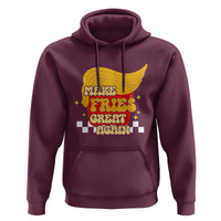 Funny Fries Hoodie Make Fries Great Again Checkered