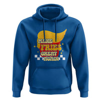 Funny Fries Hoodie Make Fries Great Again Checkered