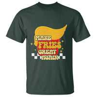 Funny Fries T Shirt Make Fries Great Again Checkered
