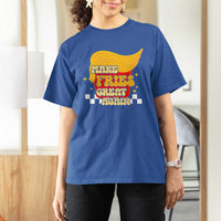 Funny Fries T Shirt For Women Make Fries Great Again Checkered