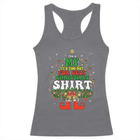 Too Hot Ugly Christmas Sweaters Racerback Tank Top Funny Xmas Elf