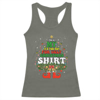 Too Hot Ugly Christmas Sweaters Racerback Tank Top Funny Xmas Elf