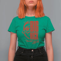 Christmas Santa T Shirt For Women Fun Retro Big Nick Energy - Wonder Print Shop
