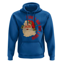 Christmas Santa Hoodie Fun Retro I Love A Man With A Beard