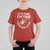 Funny Christmas Santa T Shirt For Kid It's Fine I'm Fine Everything Is Fine - Wonder Print Shop