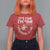 Funny Christmas Santa T Shirt For Women It's Fine I'm Fine Everything Is Fine - Wonder Print Shop