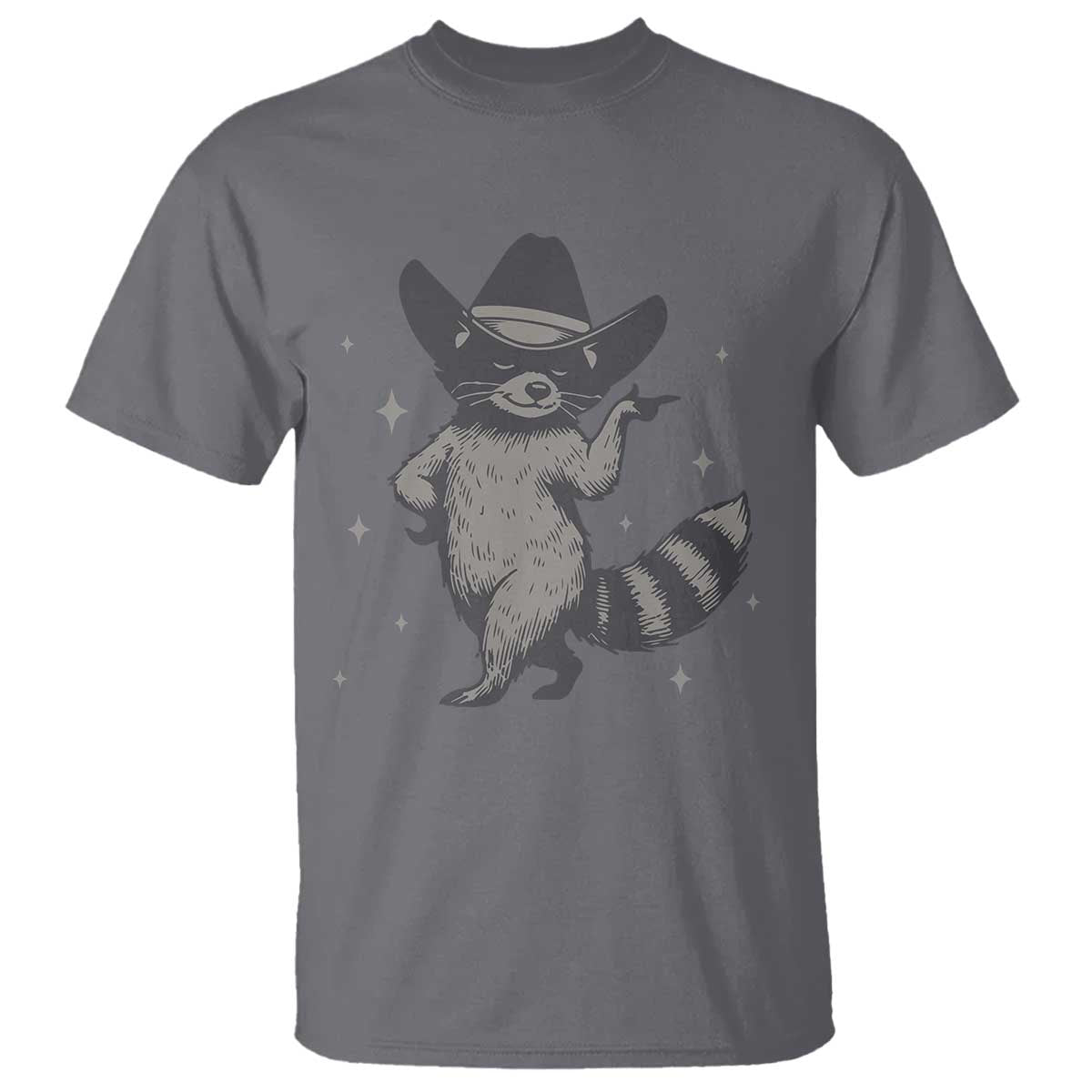 Vintage Raccoon Cowboy T Shirt Cowgirl Trash Panda Western Country - Wonder Print Shop