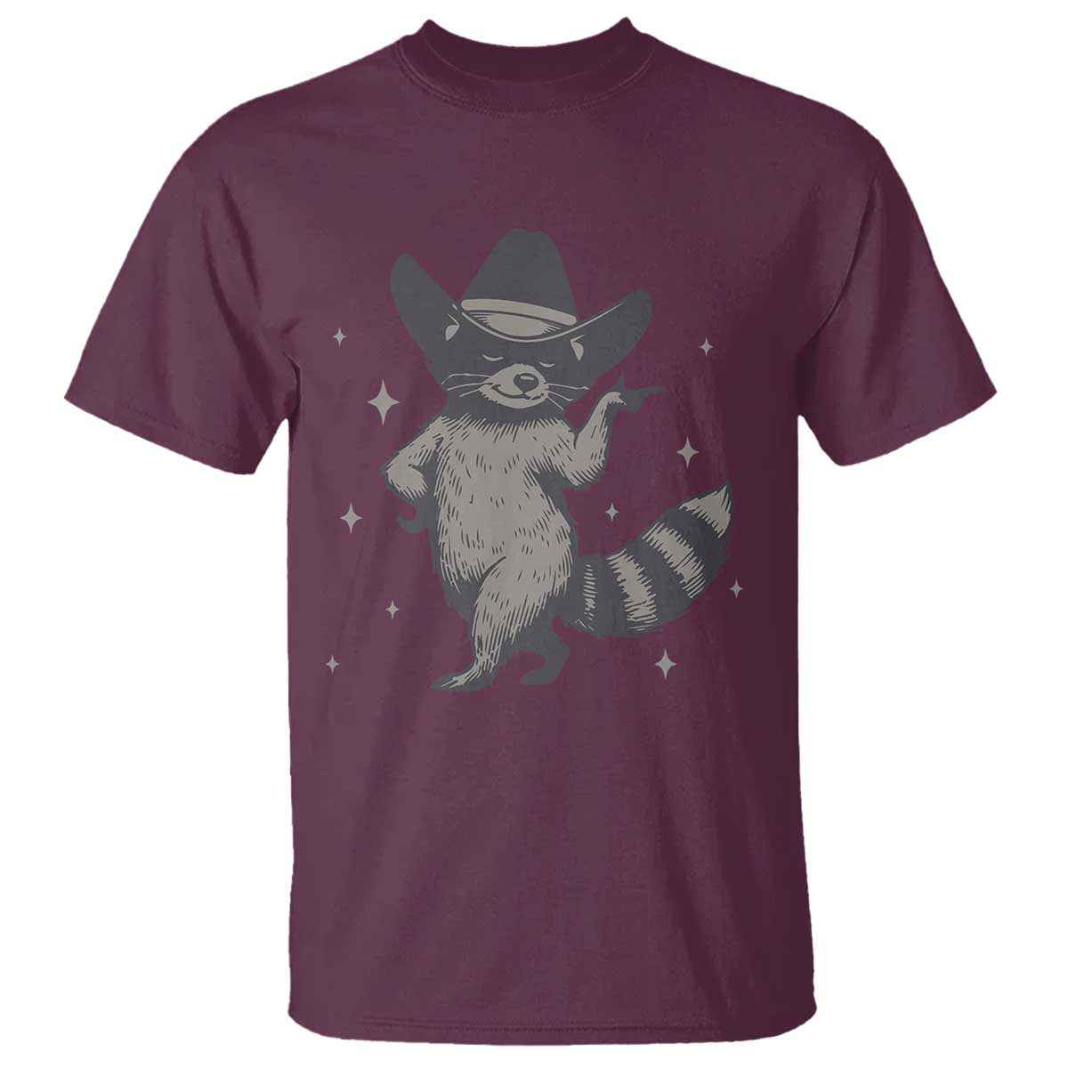 Vintage Raccoon Cowboy T Shirt Cowgirl Trash Panda Western Country - Wonder Print Shop