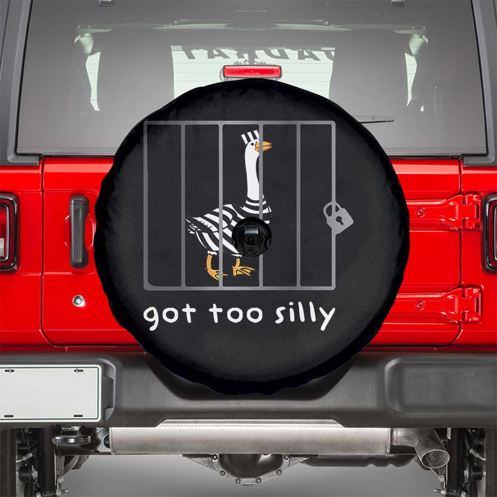 Silly Goose Spare Tire Cover Got Too Silly