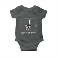 Silly Goose Baby Onesie Got Too Silly