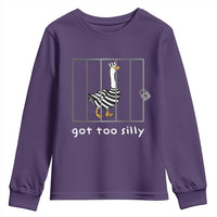 Silly Goose Youth Sweatshirt Got Too Silly