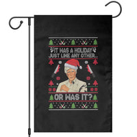 True Crime Ugly Christmas Garden Flag Funny Holiday Xmas Party - Wonder Print Shop