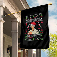 True Crime Ugly Christmas Garden Flag Funny Holiday Xmas Party - Wonder Print Shop