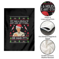 True Crime Ugly Christmas Garden Flag Funny Holiday Xmas Party - Wonder Print Shop