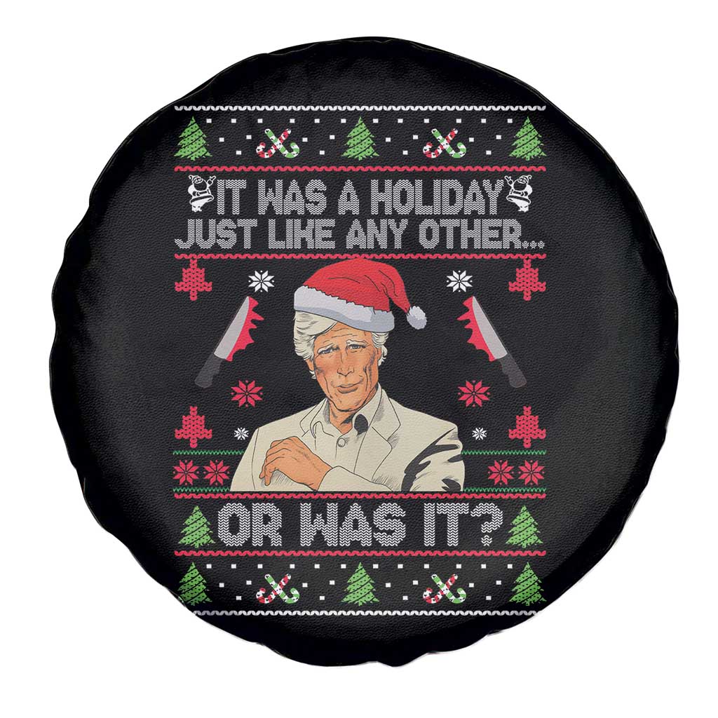 True Crime Ugly Christmas Spare Tire Cover Funny Holiday Xmas Party - Wonder Print Shop