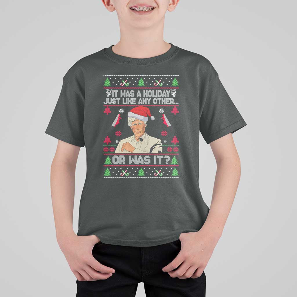 True Crime Ugly Christmas T Shirt For Kid Funny Holiday Xmas Party - Wonder Print Shop