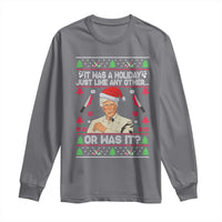 True Crime Ugly Christmas Long Sleeve Shirt Funny Holiday Xmas Party - Wonder Print Shop