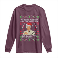 True Crime Ugly Christmas Long Sleeve Shirt Funny Holiday Xmas Party - Wonder Print Shop
