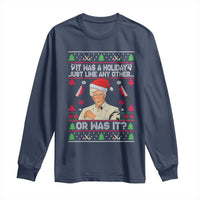 True Crime Ugly Christmas Long Sleeve Shirt Funny Holiday Xmas Party - Wonder Print Shop