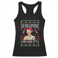 True Crime Ugly Christmas Racerback Tank Top Funny Holiday Xmas Party - Wonder Print Shop