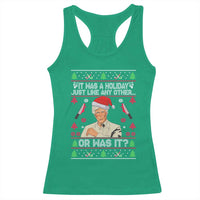 True Crime Ugly Christmas Racerback Tank Top Funny Holiday Xmas Party - Wonder Print Shop