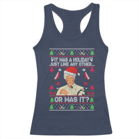 True Crime Ugly Christmas Racerback Tank Top Funny Holiday Xmas Party - Wonder Print Shop