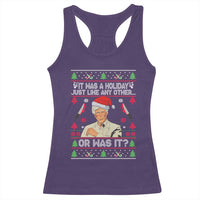 True Crime Ugly Christmas Racerback Tank Top Funny Holiday Xmas Party - Wonder Print Shop
