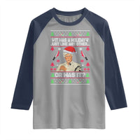 True Crime Ugly Christmas Raglan Shirt Funny Holiday Xmas Party - Wonder Print Shop