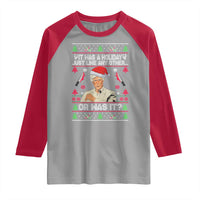 True Crime Ugly Christmas Raglan Shirt Funny Holiday Xmas Party - Wonder Print Shop