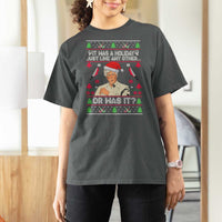 True Crime Ugly Christmas T Shirt For Women Funny Holiday Xmas Party - Wonder Print Shop