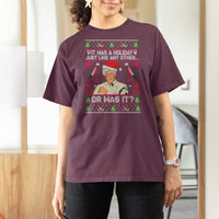 True Crime Ugly Christmas T Shirt For Women Funny Holiday Xmas Party - Wonder Print Shop