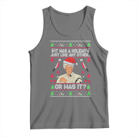 True Crime Ugly Christmas Tank Top Funny Holiday Xmas Party - Wonder Print Shop