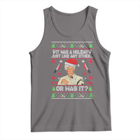 True Crime Ugly Christmas Tank Top Funny Holiday Xmas Party - Wonder Print Shop