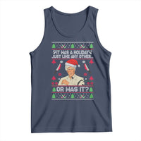 True Crime Ugly Christmas Tank Top Funny Holiday Xmas Party - Wonder Print Shop