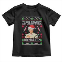 True Crime Ugly Christmas Toddler T Shirt Funny Holiday Xmas Party - Wonder Print Shop