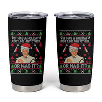 True Crime Ugly Christmas Tumbler Cup Funny Holiday Xmas Party - Wonder Print Shop