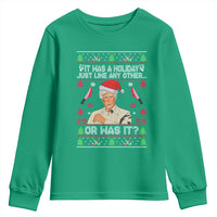 True Crime Ugly Christmas Youth Sweatshirt Funny Holiday Xmas Party - Wonder Print Shop