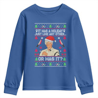 True Crime Ugly Christmas Youth Sweatshirt Funny Holiday Xmas Party - Wonder Print Shop