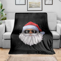 Six Seven 67 Christmas Meme Throw Blanket Funny Brainrot Santa Claus Gen Alpha Slang - Wonder Print Shop