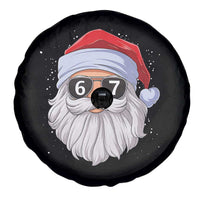 Six Seven 67 Christmas Meme Spare Tire Cover Funny Brainrot Santa Claus Gen Alpha Slang - Wonder Print Shop