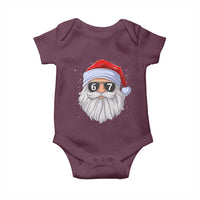 Six Seven 67 Christmas Meme Baby Onesie Funny Brainrot Santa Claus Gen Alpha Slang - Wonder Print Shop