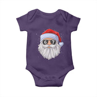 Six Seven 67 Christmas Meme Baby Onesie Funny Brainrot Santa Claus Gen Alpha Slang - Wonder Print Shop