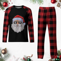 Six Seven 67 Christmas Meme Plaid Pajama Set Funny Brainrot Santa Claus Gen Alpha Slang - Wonder Print Shop